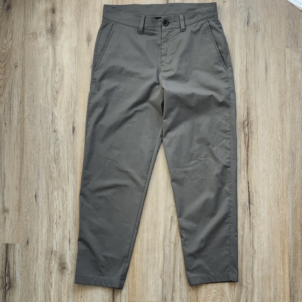 lululemon Men's ABC Slim-Fit 5-Pocket Pant Trouser Warpstreme Size 30 in Olive